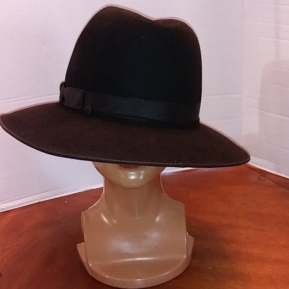 BARBISIO 318 B WOOL FEDORA HAT